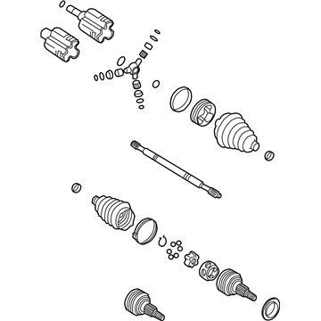 Pontiac 23191340 Axle