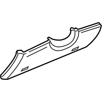 GM 15207942 Knee Bolster 15207942 GM Knee Bolster Illustration 1 of 1