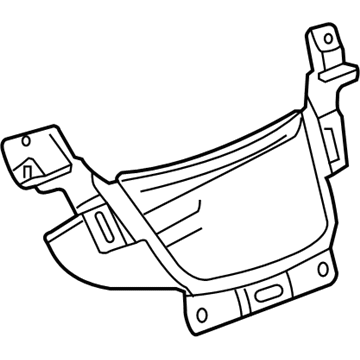 GM 84681070 Compartment, Jet Black 84681070 GM Compartment, Jet Black Illustration 1 of 1