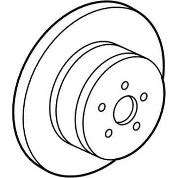 Pontiac Vibe Brake Rotor - 19184276