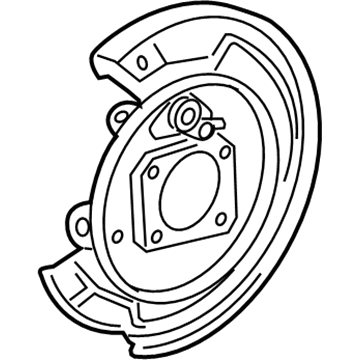 Pontiac Vibe Backing Plate - 19204631