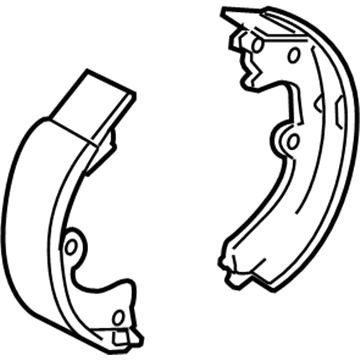 Pontiac Brake Shoe Set - 19204622