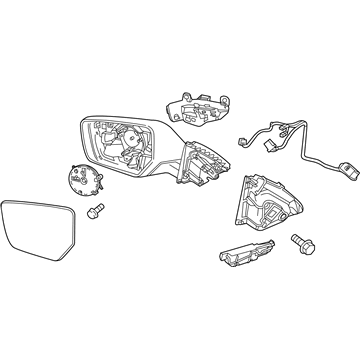 Chevy Impala Car Mirror - 23411150
