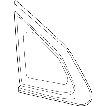 Chevy 84894584 Quarter Glass