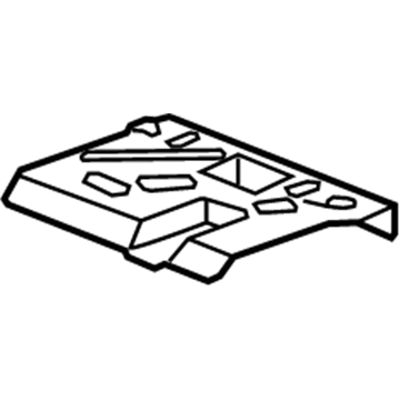 GM 94703995 Reinforcement Plate 94703995 GM Reinforcement Plate Illustration 1 of 1