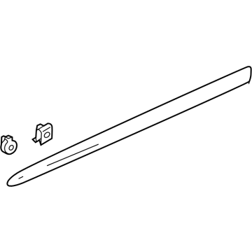 23204987 GM Lower Molding, Front Driver Side Illustration 1 of 1