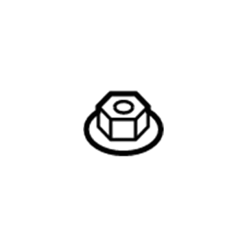 Chevy 11546367 Rear Transmission Mount Nut