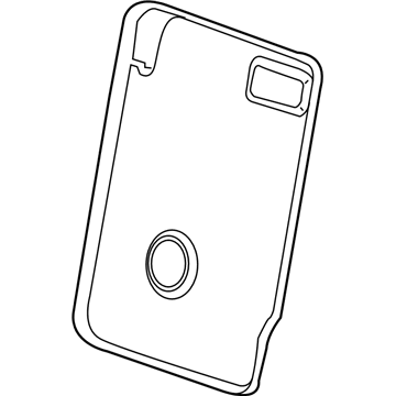 GM 13378374 Carpet Trim, Driver Side 13378374 GM Carpet Trim, Driver Side Illustration 1 of 1