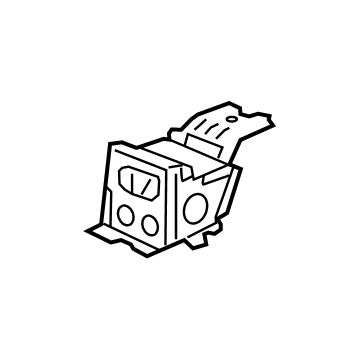 GM 23380442 Filler Panel, Rear 23380442 GM Filler Panel, Rear Illustration 1 of 1
