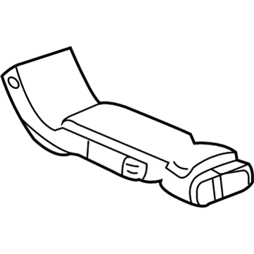 25999467 GM Floor Duct, Front Illustration 1 of 1
