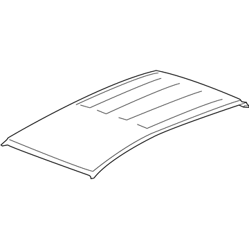GM 19207165 Roof Panel 19207165 GM Roof Panel Illustration 1 of 1