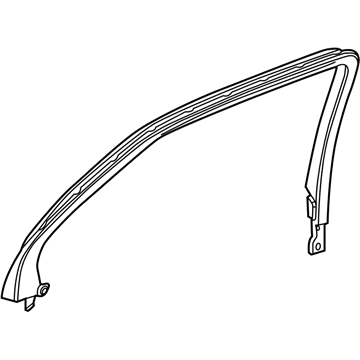 GM 84178943 Upper Trim, Rear Passenger Side 84178943 GM Upper Trim, Rear Passenger Side Illustration 1 of 1
