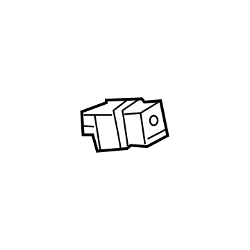 GM 23386912 Parking Brake Switch, Jet Black 23386912 GM Parking Brake Switch, Jet Black Illustration 1 of 1