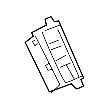 84544065 GM Hazard Switch Illustration 1 of 1