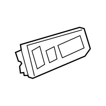 GM 84019159 Switch Panel, Black 84019159 GM Switch Panel, Black Illustration 1 of 1