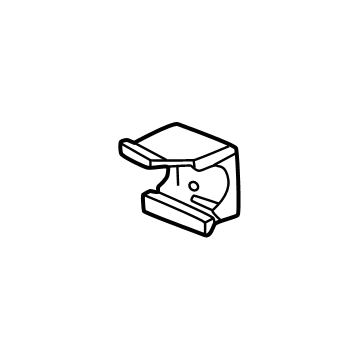 GM 86567308 Bracket, Bumper/Fascia Mounting 86567308 GM Bracket, Bumper/Fascia Mounting Illustration 1 of 1