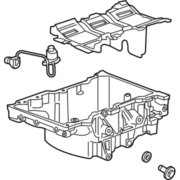 GM 12716569 Oil Pan 12716569 GM Oil Pan Illustration 1 of 1