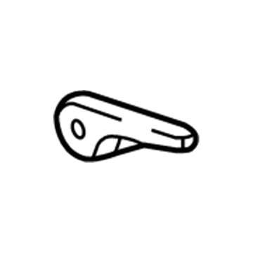 GM 88899522 Release Handle, Black; Gray, Front Passenger Side 88899522 GM Release Handle, Black; Gray, Front Passenger Side Illustration 1 of 1