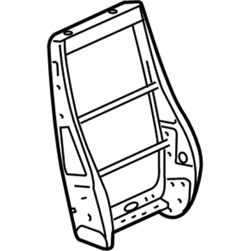 89043056 GM Seat Back Frame Illustration 1 of 1