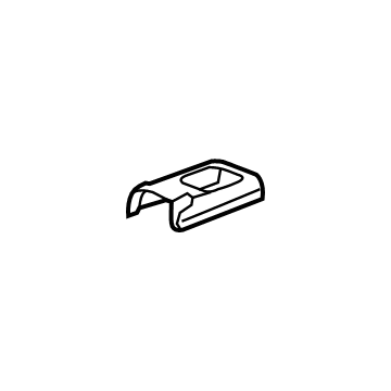 GM 23400613 Seat Track Rear Cover, Black 23400613 GM Seat Track Rear Cover, Black Illustration 1 of 1
