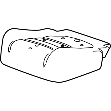 GM 84603069 Hinge Cover, Rear 84603069 GM Hinge Cover, Rear Illustration 1 of 1