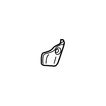 GM 84106405 Hinge Cover, Rear 84106405 GM Hinge Cover, Rear Illustration 1 of 1