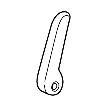 GM 84144445 Armrest, Gray, Passenger Side 84144445 GM Armrest, Gray, Passenger Side Illustration 1 of 1
