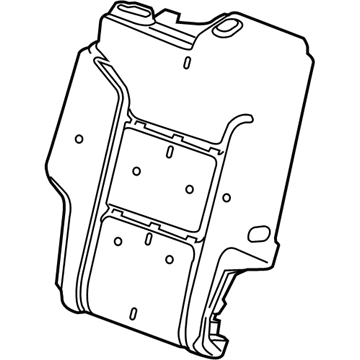 84682923 GM Seat Back Pad, Rear Illustration 1 of 1