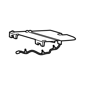 GM 13511915 Seat Cushion Heater, Rear 13511915 GM Seat Cushion Heater, Rear Illustration 1 of 1