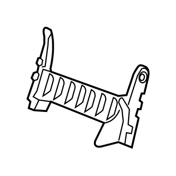 GM 84088320 Rear Cover, Jet Black, Passenger Side 84088320 GM Rear Cover, Jet Black, Passenger Side Illustration 1 of 1