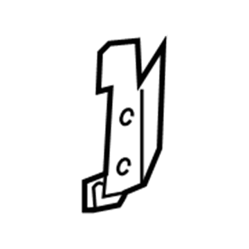 10438585 GM Bracket Illustration 1 of 1