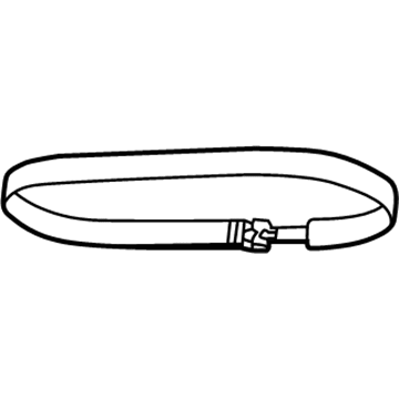 GM 12623786 Tank Clamp 12623786 GM Tank Clamp Illustration 1 of 1