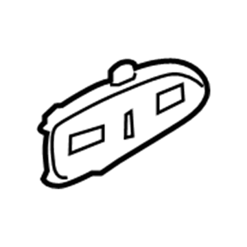 GM 20777886 Switch Bezel, Front 20777886 GM Switch Bezel, Front Illustration 1 of 1