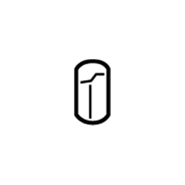 GM 25879060 Recline Knob, Titanium, Front 25879060 GM Recline Knob, Titanium, Front Illustration 1 of 1