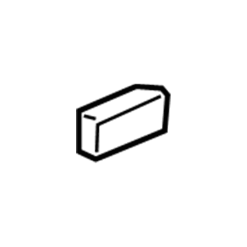 GM 25879059 Adjust Knob, Titanium, Front 25879059 GM Adjust Knob, Titanium, Front Illustration 1 of 1