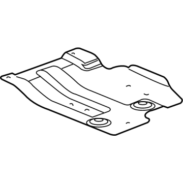 10365308 GM Skid Plate Illustration 1 of 1