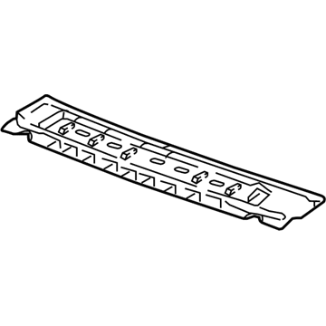GM 13430192 Windshield Header 13430192 GM Windshield Header Illustration 1 of 1