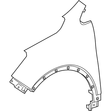 Cadillac XTS Fender - 23497669