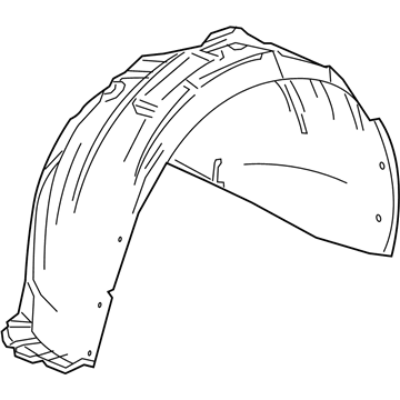 Buick Fender Splash Shield - 84033746
