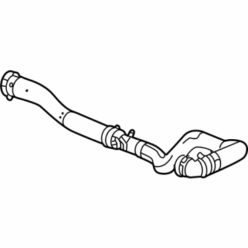 GM 84897712 Hose, Radiator Inlet (Upper) 84897712 GM Hose, Radiator Inlet (Upper) Illustration 1 of 1