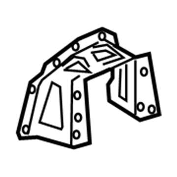 GM 22672189 Column Bracket 22672189 GM Column Bracket Illustration 1 of 1
