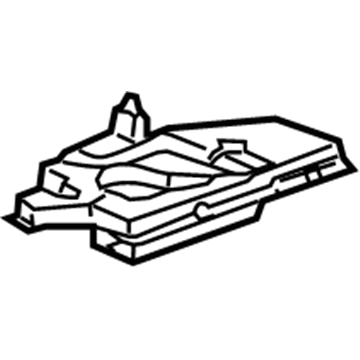 15863699 GM Lower Insulator, Passenger Side Illustration 1 of 1
