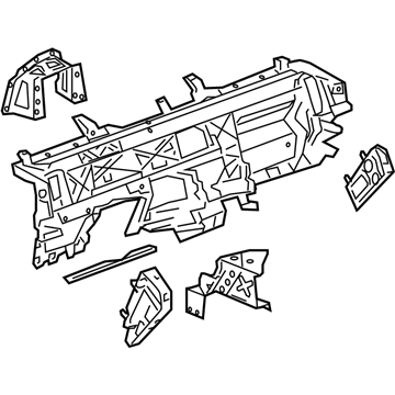 GM 20756373 Reinforcement 20756373 GM Reinforcement Illustration 1 of 1
