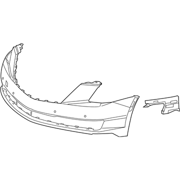 Cadillac ELR Bumper Cover - 22938373