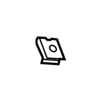 GM 11546767 Header Trim Retainer 11546767 GM Header Trim Retainer Illustration 1 of 1