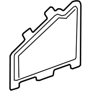 GM 22812957 Pad, Rear 22812957 GM Pad, Rear Illustration 1 of 1