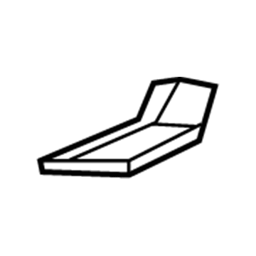 GM 23113881 Liner, Black, Rear Driver Side 23113881 GM Liner, Black, Rear Driver Side Illustration 1 of 1