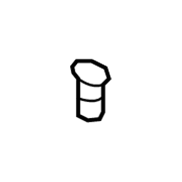 GM 23113891 Lock Knob Bezel 23113891 GM Lock Knob Bezel Illustration 1 of 1