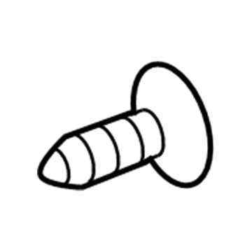 GM 11516982 Emblem Bolt 11516982 GM Emblem Bolt Illustration 1 of 1