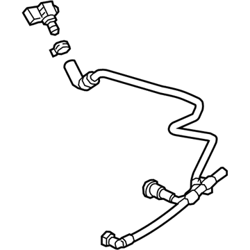 GM 13345614 Vacuum Hose 13345614 GM Vacuum Hose Illustration 1 of 1